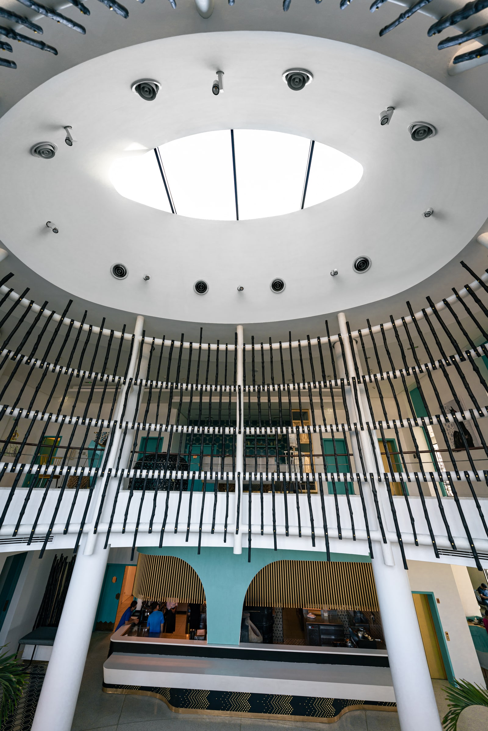 The atrium at Dar Hamad